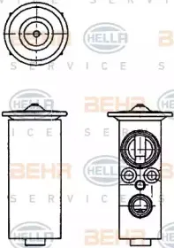 Расширительный клапан, кондиционер BEHR HELLA SERVICE купить