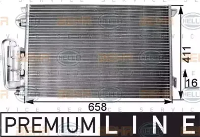 Конденсатор, кондиционер BEHR HELLA SERVICE купить