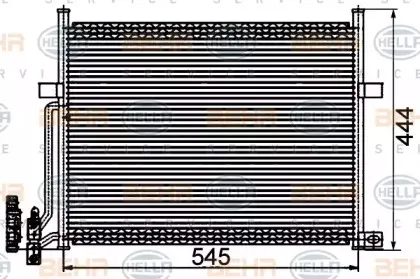 Конденсатор, кондиционер BEHR HELLA SERVICE купить