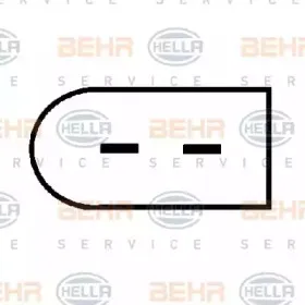 Компрессор, кондиционер BEHR HELLA SERVICE купить