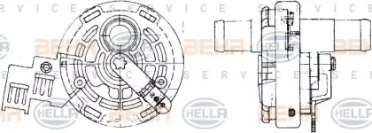 Регулирующий клапан охлаждающей жидкости BEHR HELLA SERVICE купить
