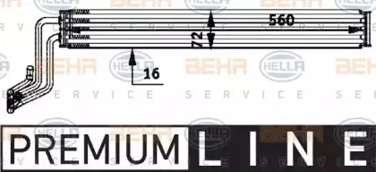 Масляный радиатор, рулевое управление BEHR HELLA SERVICE купить