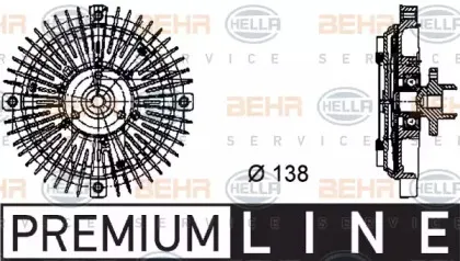 Сцепление, вентилятор радиатора BEHR HELLA SERVICE купить