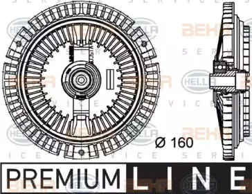 Сцепление, вентилятор радиатора BEHR HELLA SERVICE купить