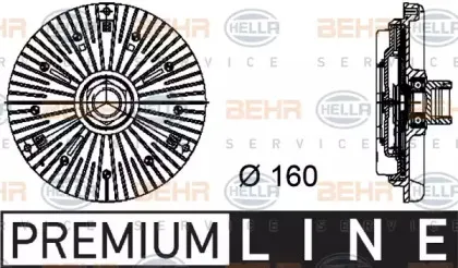 Сцепление, вентилятор радиатора BEHR HELLA SERVICE купить