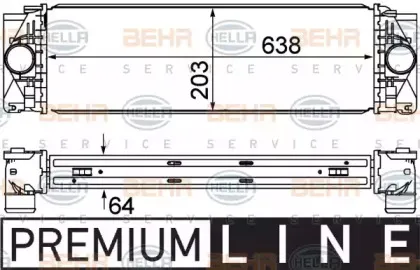 Интеркулер BEHR HELLA SERVICE купить