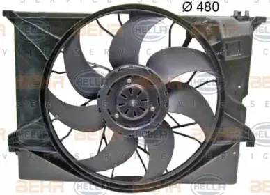 Вентилятор, охлаждение двигателя BEHR HELLA SERVICE купить
