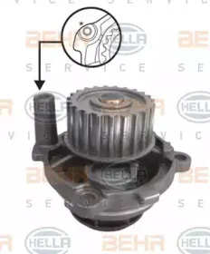 Водяной насос BEHR HELLA SERVICE купить