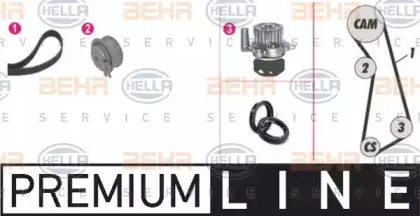 Водяной насос + комплект зубчатого ремня BEHR HELLA SERVICE купить