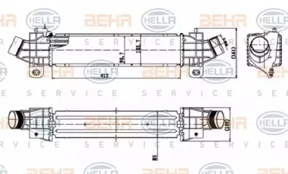 Интеркулер BEHR HELLA SERVICE купить