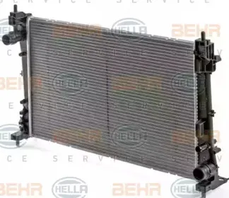 Радиатор, охлаждение двигателя BEHR HELLA SERVICE купить