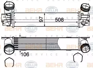Интеркулер BEHR HELLA SERVICE купить