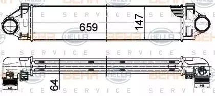Интеркулер BEHR HELLA SERVICE купить