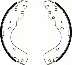 Комплект тормозных колодок TRISCAN купить