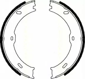 Комплект тормозных колодок, стояночная тормозная система TRISCAN купить