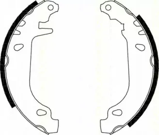 Комплект тормозных колодок TRISCAN купить