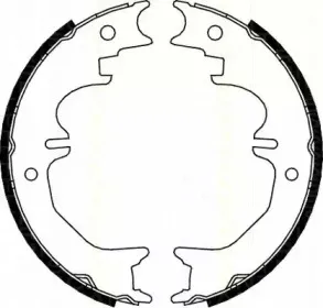 Комплект тормозных колодок, стояночная тормозная система TRISCAN купить