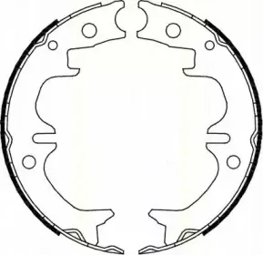 Комплект тормозных колодок, стояночная тормозная система TRISCAN купить