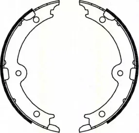 Комплект тормозных колодок, стояночная тормозная система TRISCAN купить