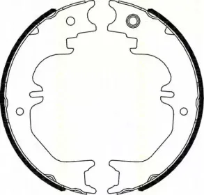 Комплект тормозных колодок, стояночная тормозная система TRISCAN купить