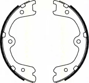 Комплект тормозных колодок, стояночная тормозная система TRISCAN купить