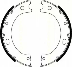 Комплект тормозных колодок, стояночная тормозная система TRISCAN купить