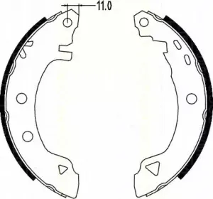 Комплект тормозных колодок TRISCAN купить