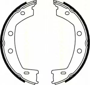 Комплект тормозных колодок, стояночная тормозная система TRISCAN купить