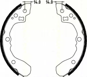Комплект тормозных колодок TRISCAN купить