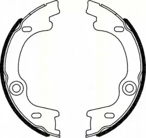 Комплект тормозных колодок, стояночная тормозная система TRISCAN купить