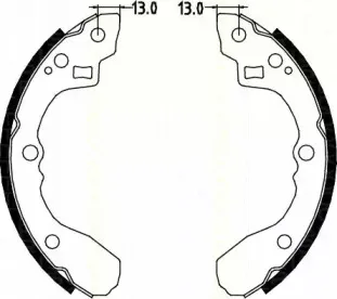 Комплект тормозных колодок TRISCAN купить
