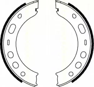 Комплект тормозных колодок, стояночная тормозная система TRISCAN купить