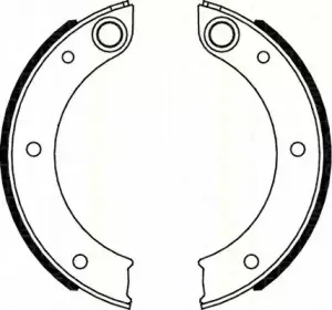 Комплект тормозных колодок, стояночная тормозная система TRISCAN купить