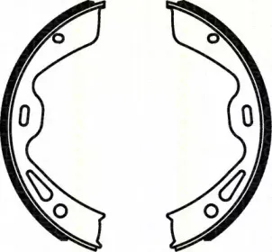 Комплект тормозных колодок, стояночная тормозная система TRISCAN купить