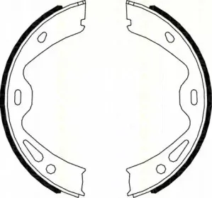 Комплект тормозных колодок, стояночная тормозная система TRISCAN купить