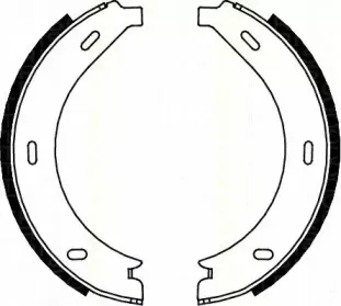 Комплект тормозных колодок, стояночная тормозная система TRISCAN купить