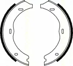 Комплект тормозных колодок, стояночная тормозная система TRISCAN купить
