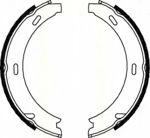 Комплект тормозных колодок, стояночная тормозная система TRISCAN купить