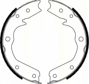 Комплект тормозных колодок, стояночная тормозная система TRISCAN купить