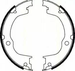 Комплект тормозных колодок, стояночная тормозная система TRISCAN купить