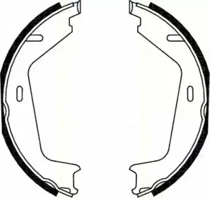 Комплект тормозных колодок, стояночная тормозная система TRISCAN купить