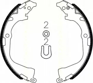 Комплект тормозных колодок TRISCAN купить