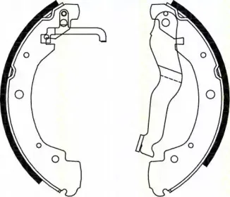 Комплект тормозных колодок TRISCAN купить