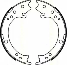 Комплект тормозных колодок, стояночная тормозная система TRISCAN купить