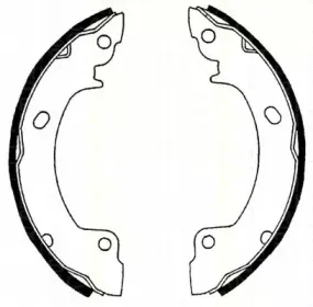 Комплект тормозных колодок TRISCAN купить