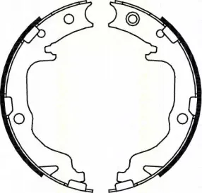 Комплект тормозных колодок, стояночная тормозная система TRISCAN купить