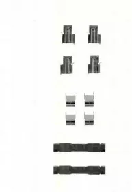 Комплектующие, колодки дискового тормоза TRISCAN купить