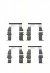 Комплектующие, колодки дискового тормоза TRISCAN купить