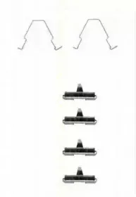 Комплектующие, колодки дискового тормоза TRISCAN купить