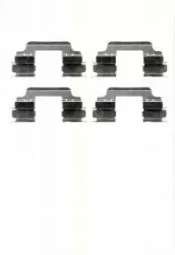 Комплектующие, колодки дискового тормоза TRISCAN купить